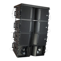 Système de sonorisation haute puissance avec deux enceintes Line Array de 12 pouces pour spectacles sur scène, modèle Kara212, réponse en fréquence 55Hz-20kHz