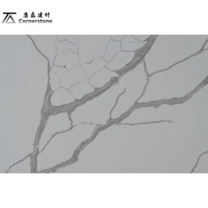 Calacatta Trắng kl6636 tĩnh mạch nhân tạo thạch anh tấm 15-30mm Độ dày hiện đại Nhà Bếp bàn bảng đầu thiết kế đá - Product Image 3