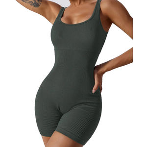 Lightweight Summer Women Sexy Club <b>Jumpsuit</b> Sleeveless Design <b>Flowy</b> Silhouette Gym Tummy Control Midi Length - Product Image 6