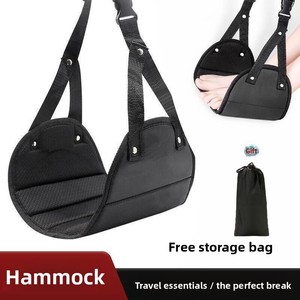 Travel Rest Hanging Footstool with Adjustable Straps Multifunctional Portable Hammock <b>Footrest</b> for Home Office Outdoor - Product Image 4