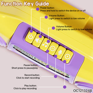 Clavier musical multifonctionnel pour l'apprentissage précoce, boîte à musique personnalisée pour enfants, radio, enregistrement audio, jouets avec <span class=keywords><strong>chansons</strong></span> <span class=keywords><strong>anglaises</strong></span> personnalisées - Product Image 5