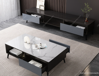 Meuble TV de salon en MDF de style chinois moderne, design écologique, compatible avec les téléviseurs de 65 pouces et plus
