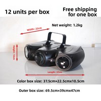 Nouvelle Lampe LED Mini Dirigeable 2026 à Commande Vocale DMX512 pour KTV, Bars, Fêtes, Effets Scéniques - Lampe Moonflower (Dirigeable)