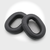 Coussinets d'oreille en cuir protéiné, remplacement pour casque sans fil Sony MDR-1RBT MDR1R, coussinets d'oreille en mousse à mémoire de forme souple