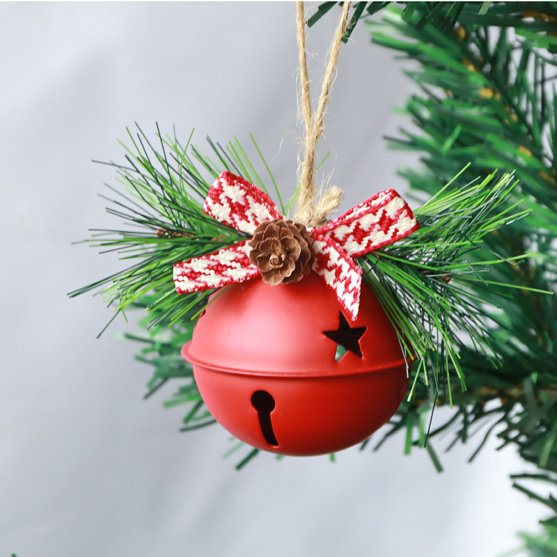 campana rossa fiocco rosso e bianco