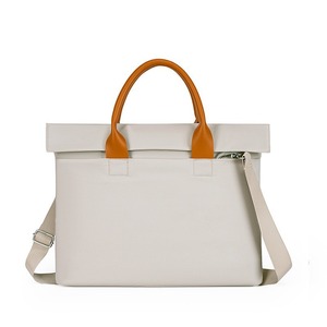 Large Capacity <b>Laptop</b> Bag Business Briefcase <b>Women</b> Custom Logo Fashion Elegance Simple Style Handbag Conference Briefcase Shape - Product Image 1