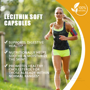 Nhãn hiệu riêng Halal Vegan thảo dược đa vitamin C đậu nành Lecithin Bổ sung hệ thống thần kinh hỗ trợ não và tâm trạng Softgel viên nang - Product Image 2