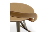 Coussin en cuir de base en acier inoxydable moderne, tabouret de bar, chaise de bar, café, tabouret de comptoir en acier inoxydable, chaise haute