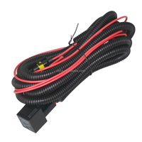 Kit de conversion xénon H11 35W/55W pour éclairage automobile, accessoires de phares, avec relais 12V 40A et adaptateur de câble pour remplacement des feux de brouillard de voiture