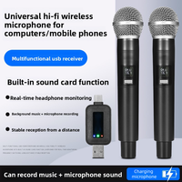 Micrófono WX8 Tipo-C para Teléfono, Micrófono USB Plug and Play para Grabación en PC, Micrófonos Inalámbricos Portátiles para Smartphones