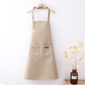 Delantal de trabajo sin mangas a cuadros de alta calidad personalizado al por mayor, kit de delantal industrial impermeable para chef, estilista, uniforme de trabajo. - Product Image 1