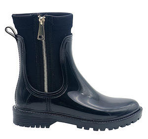 YL170 Venta al por mayor negro al aire libre <span class=keywords><strong>de</strong></span> moda impermeable <span class=keywords><strong>de</strong></span> las mujeres botines <span class=keywords><strong>de</strong></span> <span class=keywords><strong>lluvia</strong></span> para las señoras - Product Image 2