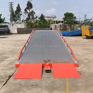 10 टन मोबाइल यार्ड लोडिंग रैंप समायोज्य ऊंचाई फोर्कलिफ्ट कंटेनर डॉक रैंप डॉक - Product Image 3