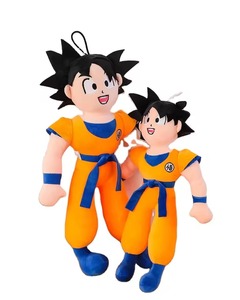 Peluche <span class=keywords><strong>Goku</strong></span> DBZ 43cm, Giocattolo Anime Giapponese Classico, Figura Simulata in Poliestere GK Vegeta Saiyan, Regalo - Product Image 1