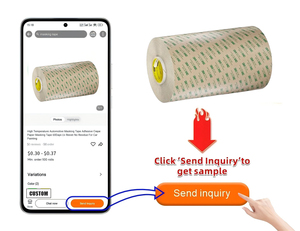 Contoh gratis <span class=keywords><strong>3M</strong></span> 467MP pita sisi ganda tongkat tinggi 200MP stiker pemotong mata dadu 1 ''& 2'' gulungan selotip akrilik - Product Image 3