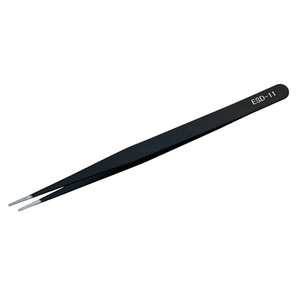 Anti Static Precision Tweezers 1.0Mm Stainless Steel Pointed Curved Set For Eyelash Extensions And Hair Removal - Product Image 2