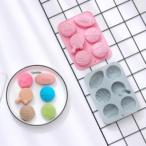 Moldes de Silicona para Pasteles con Diseño de Bolas, Reutilizables, de Grado Alimenticio, Lindos Moldes Magnéticos de Silicona para Chocolate, Dulces y Hielo - Product Image 3
