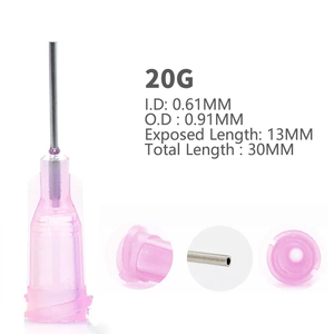 Nhà Máy Giá 0.5 Inch Nhựa Thép Cùn Ống Tiêm Kim Mẹo Keo Pha Chế Kim - Product Image 2