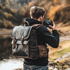 Nhà Máy Chuyên Nghiệp Kỹ Thuật Số Chèn Gói Du Lịch Đi Bộ Đường Dài Tùy Chỉnh Không Thấm Nước Dslr Da Máy Ảnh Ba Lô Video Máy Ảnh Túi - Product Image 3