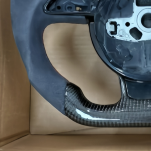 Volant en suède et fibre de carbone pour Audi A4 B8.5 <span class=keywords><strong>S4</strong></span> RS4 A5 S5 RS5 RS6 Q5 Q7 Q3 A1 A3 A6 S3 S1 <span class=keywords><strong>S4</strong></span> RS3 B8 TT <span class=keywords><strong>MK2</strong></span> C6 C7 - Product Image 4