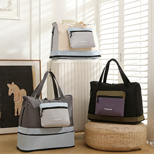 MKW4345 Nueva Bolsa <span class=keywords><strong>de</strong></span> Viaje Plegable <span class=keywords><strong>de</strong></span> Gran Capacidad, Bolsa <span class=keywords><strong>de</strong></span> <span class=keywords><strong>Fin</strong></span> <span class=keywords><strong>de</strong></span> <span class=keywords><strong>Semana</strong></span> Portátil, Bolsa <span class=keywords><strong>de</strong></span> Mano, Bolsa <span class=keywords><strong>de</strong></span> Lona, Equipaje para Mujeres y Hombres - Product Image 1