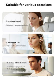 Auriculares con gancho para la oreja abierto M62, Auriculares deportivos con traductor de IA, compatibles con interpretación simultánea y traducción de llamadas en tiempo real - Product Image 6