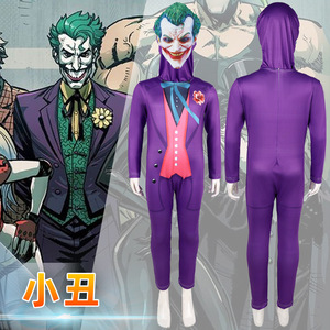 Costume de cosplay Dc Joker, combinaison intégrale unisexe en spandex et nylon pour jeux, anime, jeux de rôle, printemps 2024 - Product Image 1