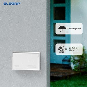 ELEGRP Cache-<span class=keywords><strong>prise</strong></span> <span class=keywords><strong>extérieur</strong></span> horizontal <span class=keywords><strong>pour</strong></span> prises <span class=keywords><strong>d</strong></span>écoratives, plaque murale résistante aux intempéries, cache-<span class=keywords><strong>prise</strong></span> <span class=keywords><strong>électrique</strong></span> <span class=keywords><strong>extérieur</strong></span> - Product Image 4
