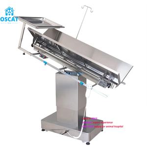 OSCAT 수의 외과용 테이블, 전동 조절식 가열 수의 테이블, 304 스테인리스 스틸, 250kg 용량 - Product Image 1