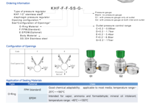 Valvola di Riduzione della Pressione Manuale a Diaframma EAGLE in Acciaio Inox 316L 1/2''NPT 1/4''NPT Regolatore di Precisione per Acqua e <span class=keywords><strong>Gas</strong></span> - Product Image 3