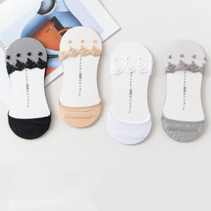 لا تظهر عدم الانزلاق المطرزة شبكة الدانتيل الجوارب المرأة الجوارب غير مرئية - Product Image 6