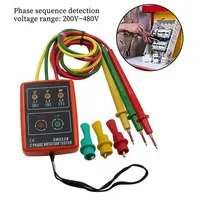 SM852B Testeur professionnel rotation triphasée pour contrôle tension CA outil électrique Séquenceur de phases
