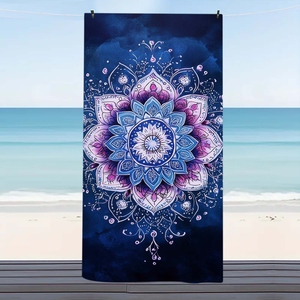 Tùy Chỉnh In Sang Trọng Sợi Nhỏ <span class=keywords><strong>Polyester</strong></span> Bãi Biển Khăn Với Thổ Nhĩ Kỳ In Thân Thiện Với Môi Mùa Hè Thiết Kế Hiện Đại - Product Image 2