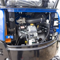 Mini-excavatrice HIGHTOP 1,5t, machine à creuser, bras oscillant, excavatrice avec moteur japonais
