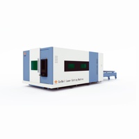 Machine de découpe laser à fibre CorBeil 3015 avec table d'échange double, entièrement fermée, plateau soudé de 16 mm, précision de 0,03 mm, vente en gros