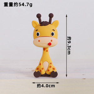 Wholesale Hot Sale Jungle Safari <strong>Animal</strong> <strong>Cake</strong> <strong>Topper</strong> with Lion Giraffe Monkey Elephant for Baby Shower <strong>Cake</strong> Decoration - Product Image 6