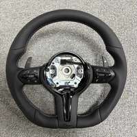 Volant de voiture en cuir M Sport à fond plat pour BMW F07 F30 F10 F12 F15 F34 F35 F36 F20 F22 F25 F26 F32 F80 M3 M5 X4 X6