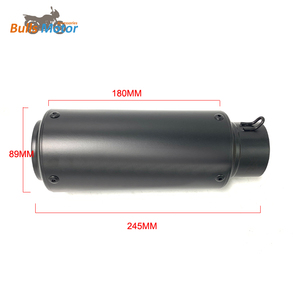 Système d'échappement universel pour moto Akrapovi Moto Bike Exhaust Short Gp Exhaust Escape Silencer Pipe - Product Image 2