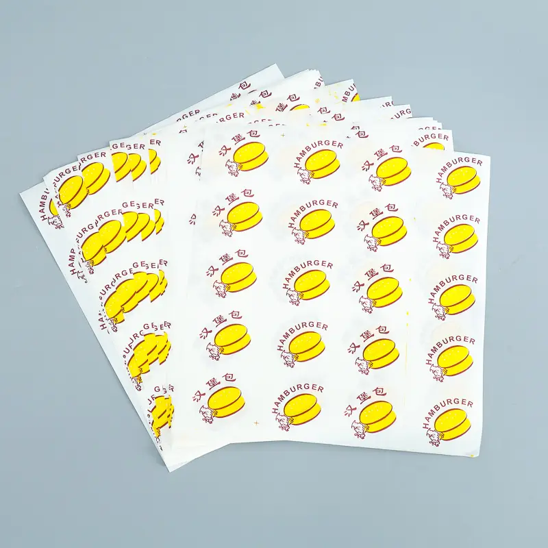 Бумага для сэндвичей с полиэтиленовым покрытием, индивидуальный дизайн и размер, упаковка для хлеба, деликатесов, бургеров