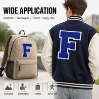 Patch brodé personnalisé arc-en-ciel (en feutre) avec logo, prix d'usine, badge 3D en chenille pour sac à dos