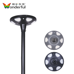 Lampes solaires de jardin en aluminium 200W, panneaux solaires extérieurs, IP65, étanches, éclairage de rue, haute luminosité, angle de faisceau de 360°, télécommande - Product Image 6