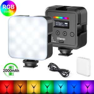 Ulanzi VL61 RGB แบตเตอรี่ลิเธียมในตัว LED ไฟวิดีโอหรี่แสงได้แบบพกพากล้องแสงสำหรับ Sony Nikon SLR - Product Image 3