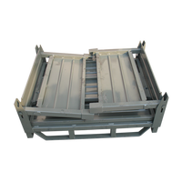 Grande boîte métallique pliante OEM, conteneur pour entrepôt, vente en gros,