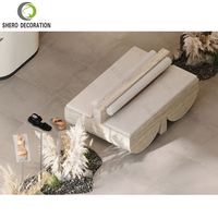 Meuble de rangement d'angle pour magasin de chaussures