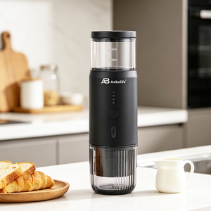 Cafetera Espresso Portátil Anbo, 15 Bares <span class=keywords><strong>de</strong></span> Presión, Acero Inoxidable, Control Manual, Multiusos, para Hogar, Oficina, Hotel, Comercial - Product Image 2