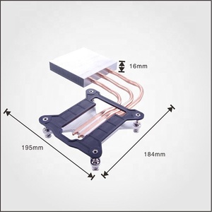 Gpu CPU backplate đồng tản nhiệt ống tròn làm mát cho Máy Tính Xách Tay PC RAM tản nhiệt nhiệt với mỏng không quạt thụ động thiết kế - Product Image 6