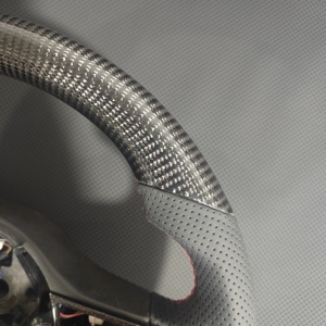 Volante Personalizado de Fibra de Carbono Real para <span class=keywords><strong>Alfa</strong></span> <span class=keywords><strong>Romeo</strong></span> Giulia <span class=keywords><strong>Stelvio</strong></span> 2017-2019, Interior de Auto - Product Image 5
