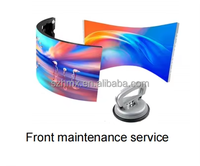 Pantalla LED Flexible y Programable, Módulo Suave P1.25 P1.86 P2.5 Ultra Arc, Panel de Pantalla LED para Interiores