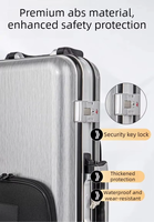 Sac de transport portable pour saxophone alto en ABS, étui rigide étanche pour la pratique quotidienne et les voyages en extérieur