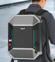 Máquina de Limpieza Láser de Pulso Compacta Tipo Mochila de 50W 100W para Limpieza de Capas de Óxido en Líneas de Soldadura
